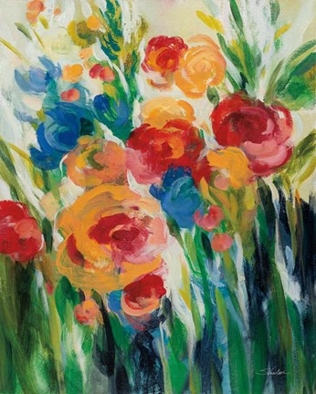 Framed Bright Bloom II Print