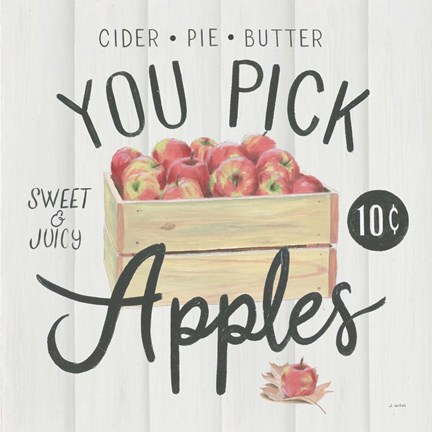 Framed Fall at the Farm IV Print