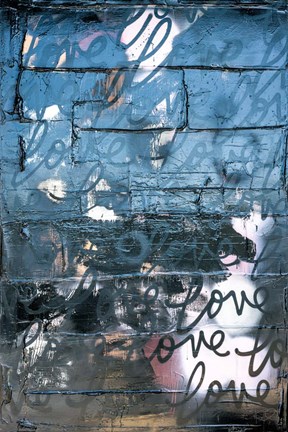 Framed Wall of Love Print