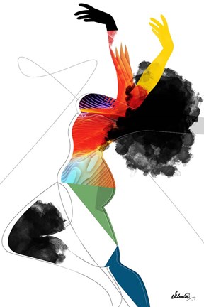 Framed Vivid Woman - Liberated Print