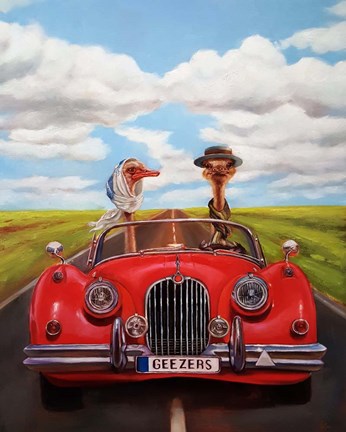 Framed Geezers Print