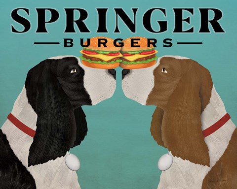 Framed Springer Burgers Print