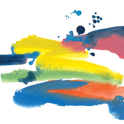 Framed Jewel Abstraction IV Print