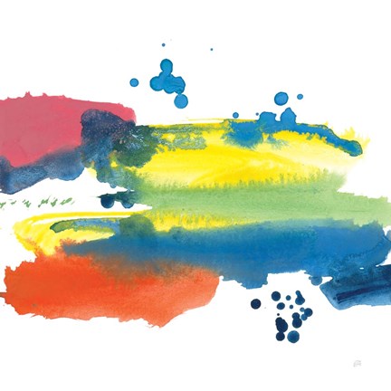 Framed Jewel Abstraction III Print