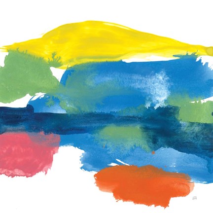 Framed Jewel Abstraction II Print