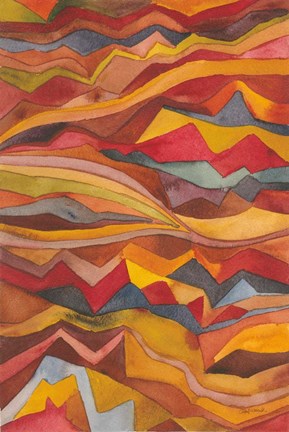 Framed Painted Desert I Print