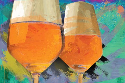 Framed Southbrook Orange Print