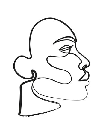 Framed Silhouette III Print