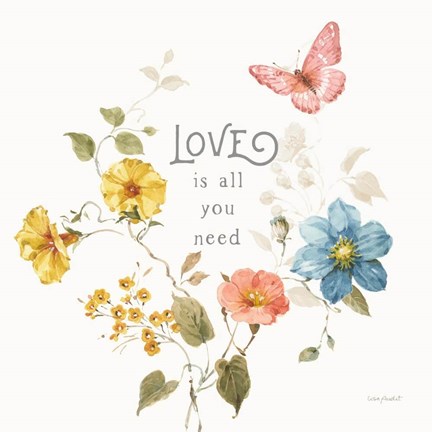 Framed Countryside IX Print