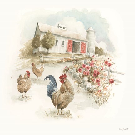 Framed Countryside XII Print