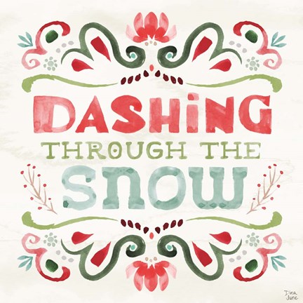 Framed Festive Season IV Print