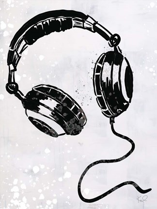 Framed Turn it Up IX Print