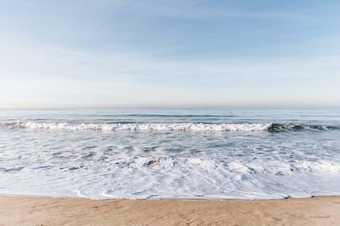 Framed Santa Monica Beach I Print