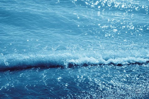 Framed Sparkling Waters IV Print