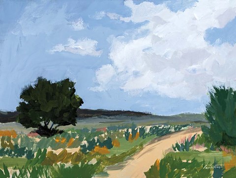 Framed Spring Walk Print