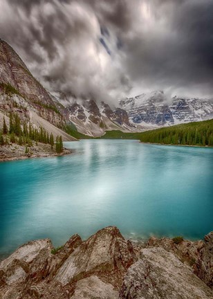 Framed Moraine Lake, Banff National Park, Canada Print