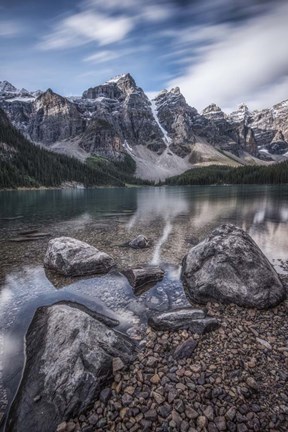 Framed Canadian Rockies, Banff National Park, Alberta Canada Print