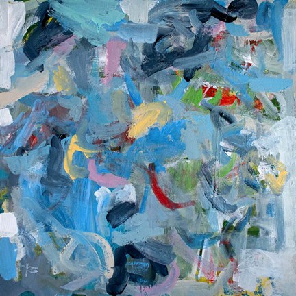 Framed Prussian Blue Print