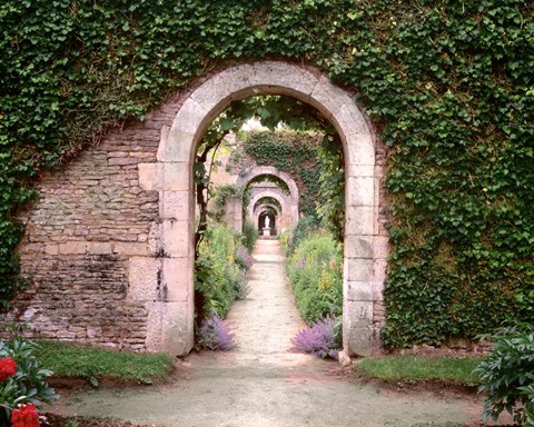 Framed Banc de Jardin No. 3 Print