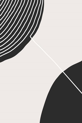 Framed Connected Circles Print