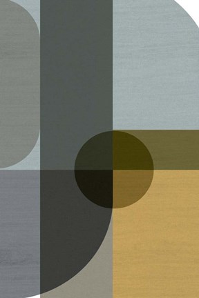 Framed Geometric Shapes II Print