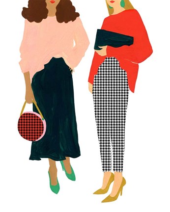 Framed Fashion Friends Print