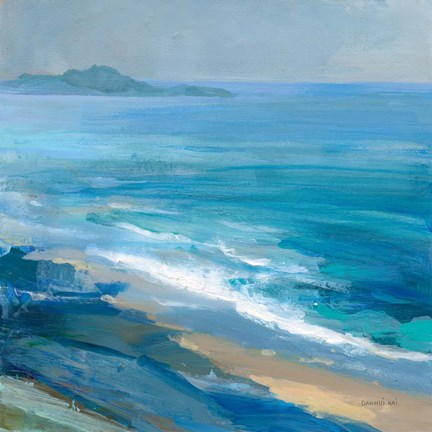 Framed Rocky Shoreline II Print