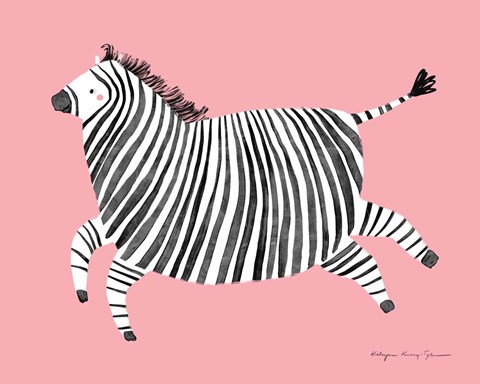 Framed Zebra Print