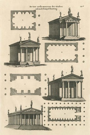 Framed Dutch Architectural I Print