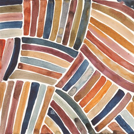 Framed Furrow I Print