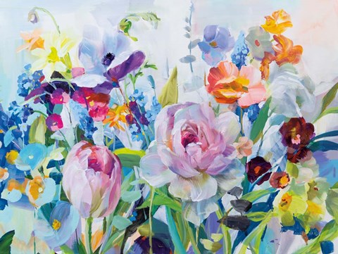 Framed High Summer Garden II Print