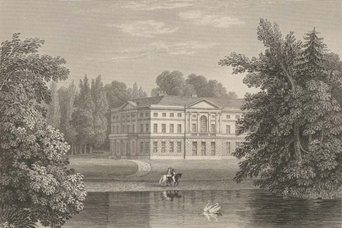 Framed Busbridge Estate Drawing II Print