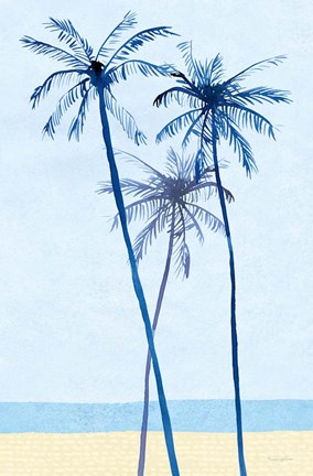 Framed Laguna Palms Triptych II Print