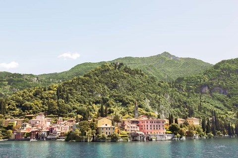 Framed Lake Como Village III Print