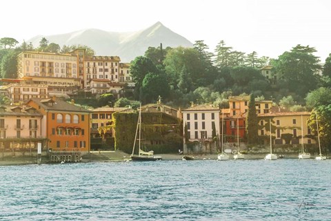 Framed Lake Como Morning Print