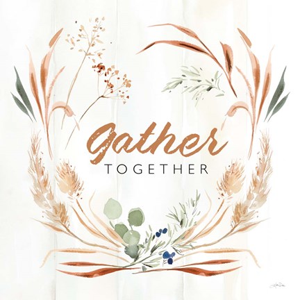 Framed Autumn Ramble V Together Print