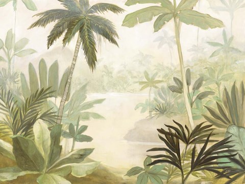 Framed Palm Lagoon Print