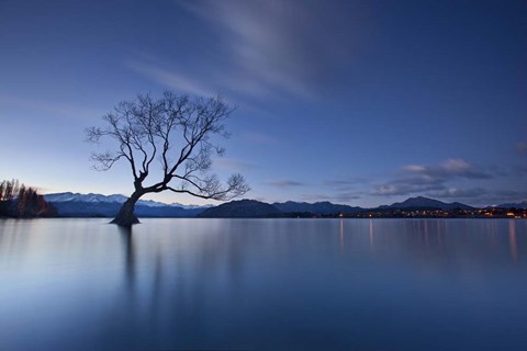 Framed Wanaka Twilight Print