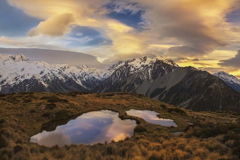 Framed Mountain Light Print