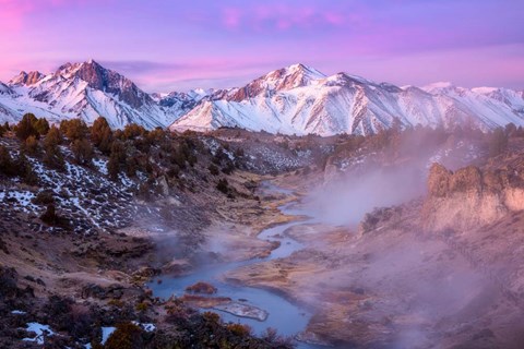 Framed Hot Creek Print