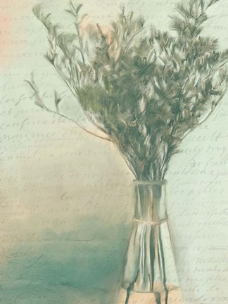 Framed Spring Greens Print