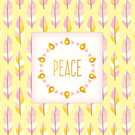 Framed Boho Peace Print