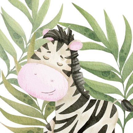 Framed Goodnight Jungle 2 Print