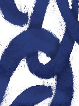 Framed Paint Scribble 1 Print