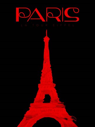 Framed Paris Magazine Simple Print