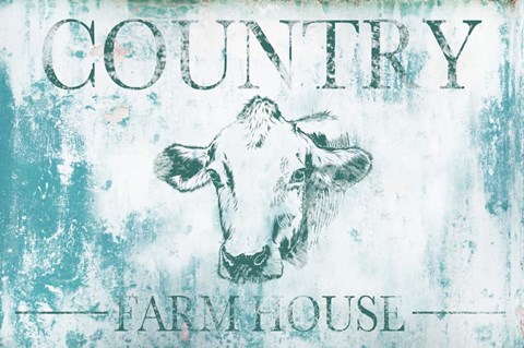 Framed Farm House Print