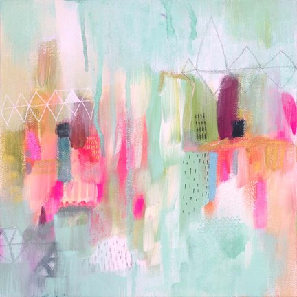 Framed Vibrant Spring 1 Print