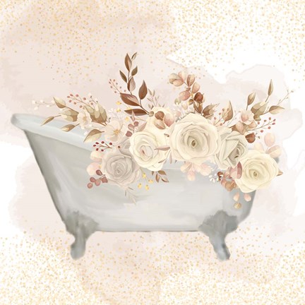 Framed Wash Soak Relax 2 Fall Print