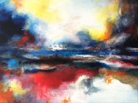 Framed Abstract Wonder Print