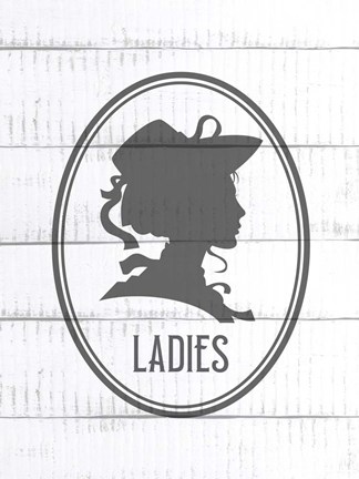 Framed Ladies and Gents 1 Print